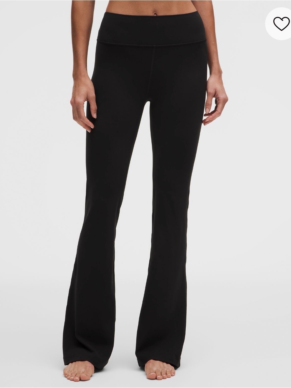 lululemon athletica Groove Nulu High Waisted Black Boot-Cut Yoga Pants
